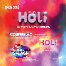 आइएमई पे होलीको इभेन्टहरूको टिकट प्रदायकको रूपमा