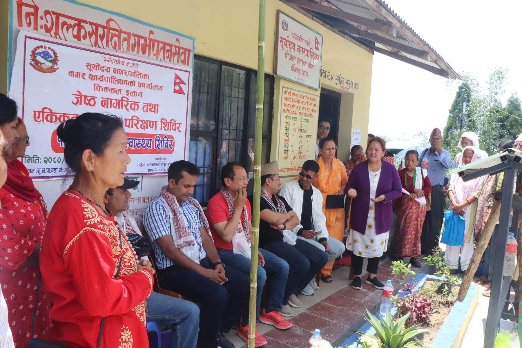 सूर्योदय नगरपालिकामा नि:शुल्क दुई दिने स्वास्थ्य शिविर सन्चालन