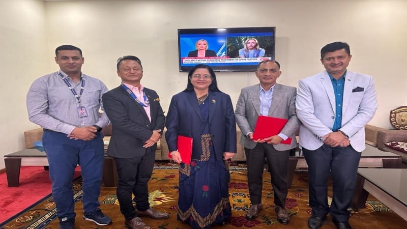 नेप्सका नवनियुक्त अध्यक्षद्वारा पद तथा गोपनीयताको शपथ