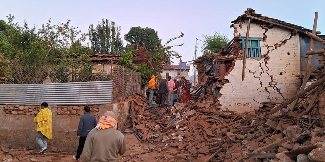 बिनाशकारी भूकम्पमा परी हालसम्म १५७ जनाको मृत्यु, २५३ जना घाइते