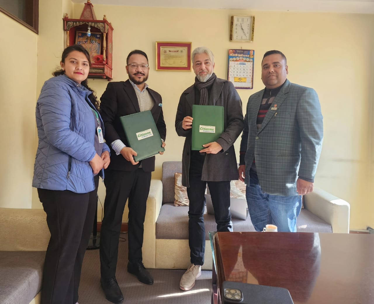 सिटिजन्स क्यापिटल र युनाईटेड मोदी हाइड्रोपावर लिमिटेड बीच सम्झौता