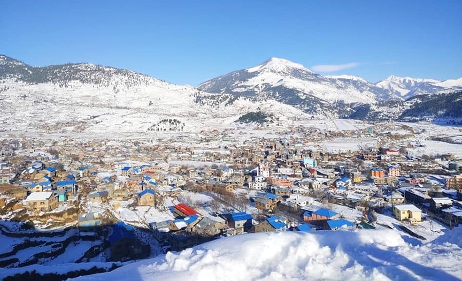 जुम्लामा तापक्रम -०.५, देशभर वर्षा र हिमपात हुने