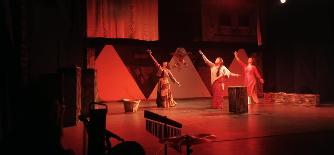 शिल्पीमा जीवित देवी कुमारीमा आधारित नाटक अग्निचक्षु मञ्चन शुरु