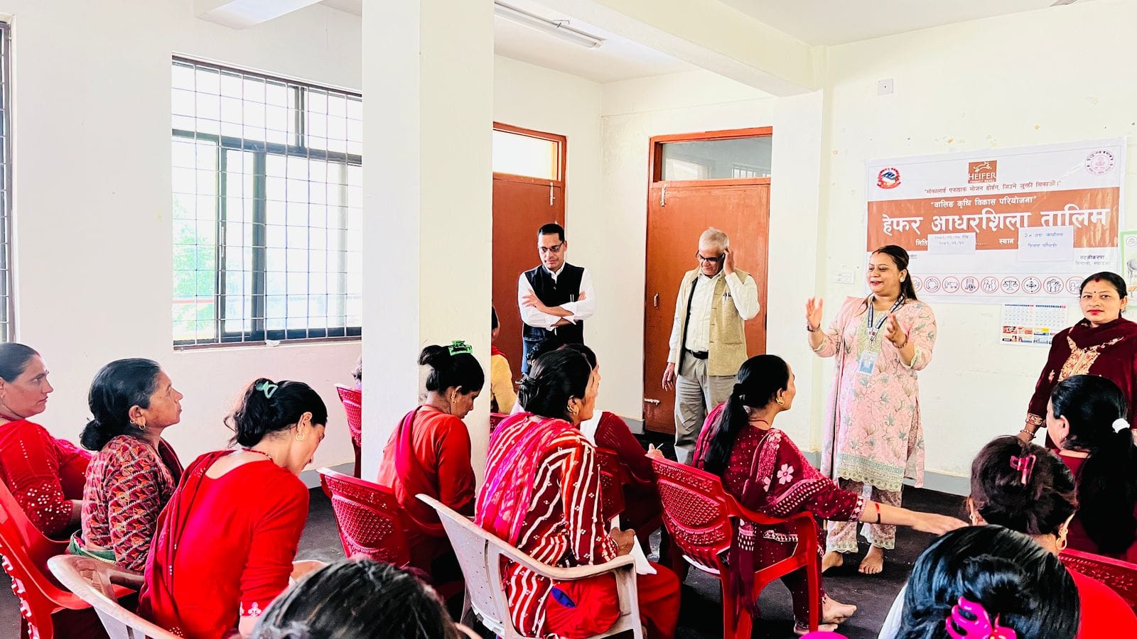व्यवहार परिवर्तनका लागि महिलाहरुलाई ‘हेफर आधारशिला’ तालिम