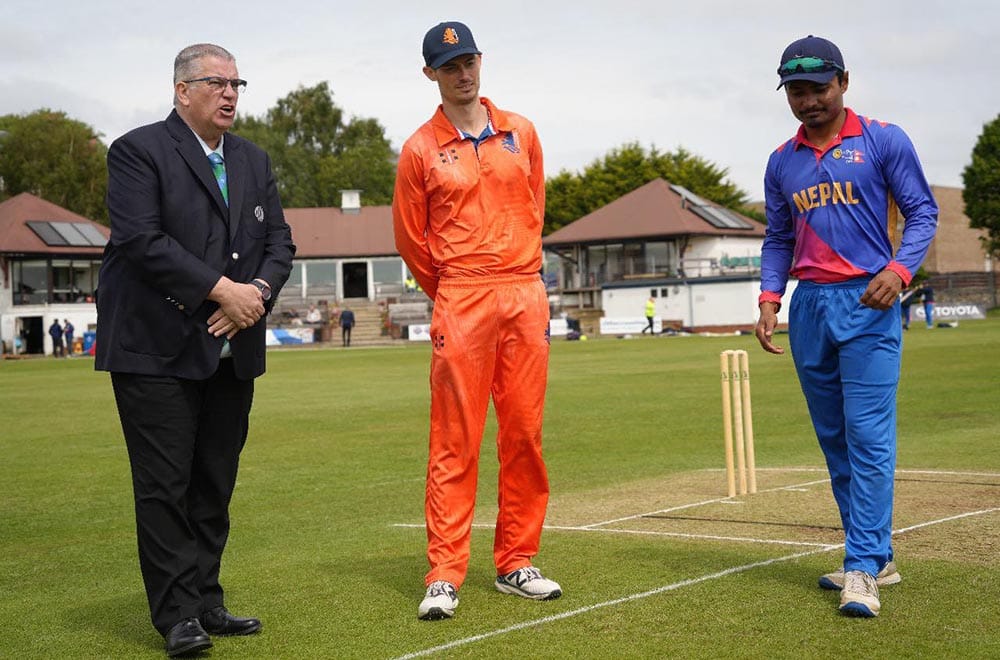 नेपालले टस जित्यो, नेदरल्याण्डसले पहिला ब्याटिंग गर्ने