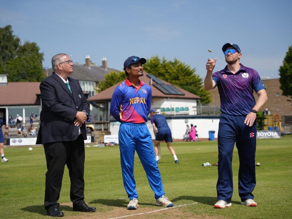 स्कटल्याण्डले टस जित्यो, नेपालले पहिला बलिङ गर्ने