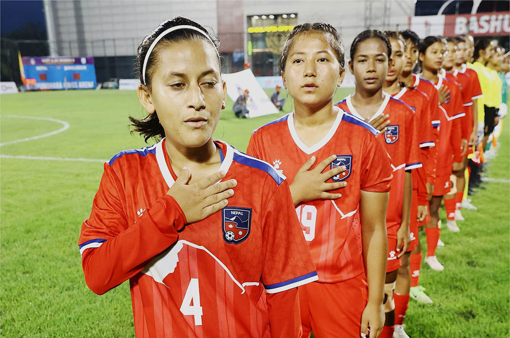 साफ यू-२० महिला च्याम्पियनसिप: जित्नैपर्ने खेलमा बंगलादेशसँग भिड्दै नेपाल