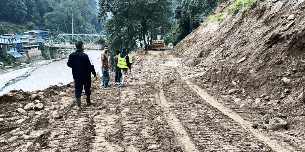 मेची राजमार्ग अन्तर्गत इलाम–राजदुवाली सडक तत्काल सञ्चालनमा नआउने