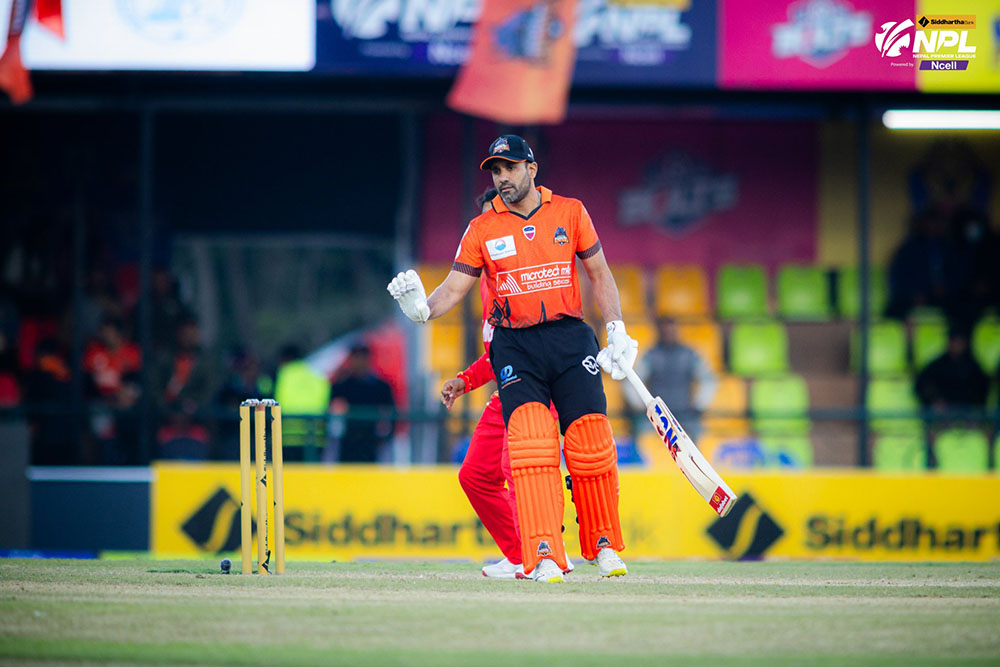 चितवनले लुम्बिनीलाई दियो १४३ रनको लक्ष्य