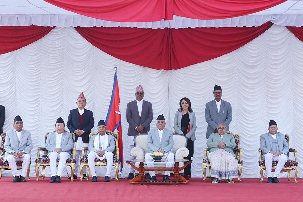 नवनियुक्त चार मन्त्रीले लिए पद तथा गोपनियताको शपथ