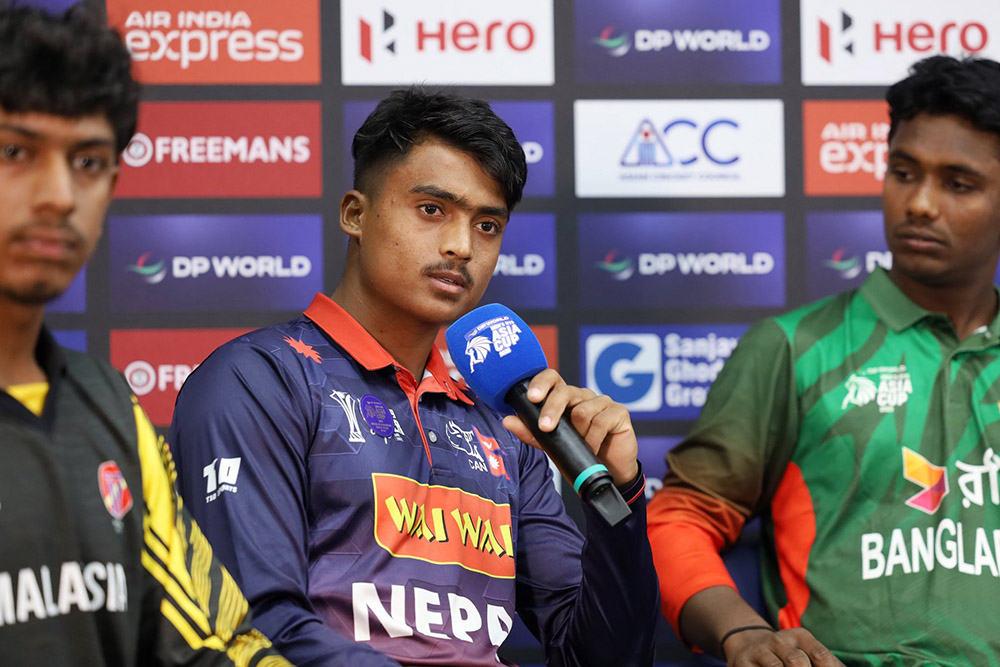 यू–१९ एशिया कप: आज नेपालले श्रीलंकाको सामना गर्दै