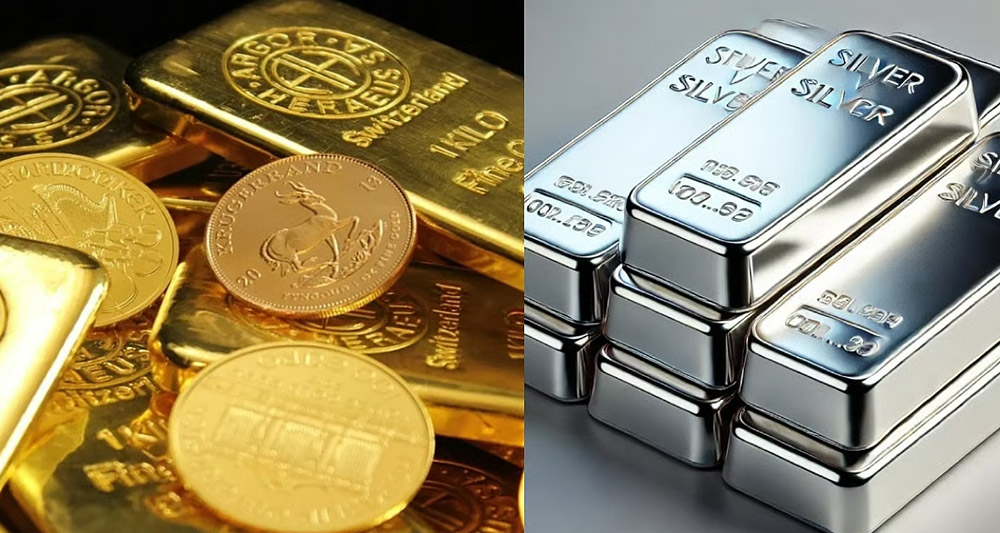 विश्व बजारमा सुनचाँदीको मुल्यमा ठुलो गिरावट