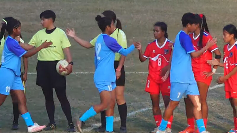 यू-१९ महिला साफ च्याम्पियनसिप: नेपाल भारतसँग १-० ले पराजित