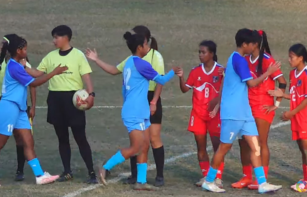 यू-१९ महिला साफ च्याम्पियनसिप: नेपाल भारतसँग १-० ले पराजित