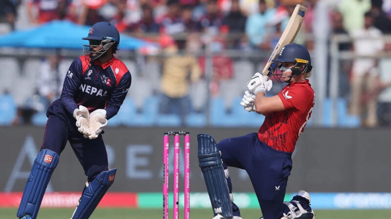 इङल्याण्डले नेपाललाई दियो १८५ रनको लक्ष्य