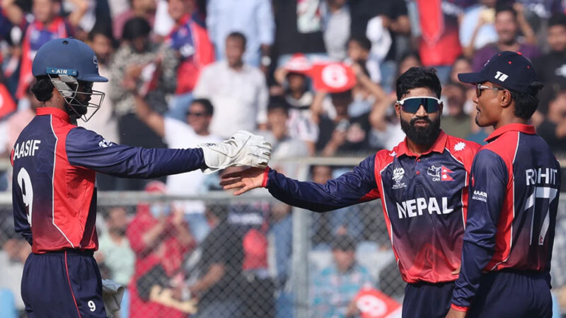 इङल्याण्डसँग नेपाल ४ रनले पराजित