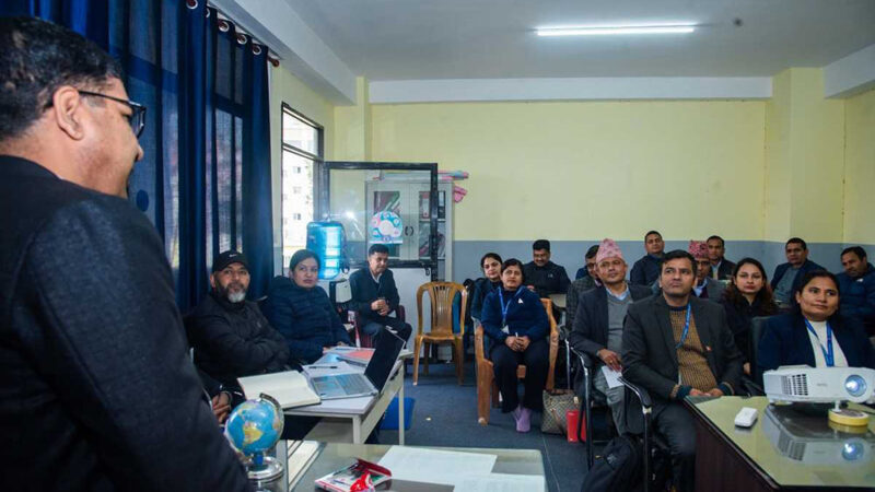 काठमाडौँ महानगरमा आधारभूत तहको ‘प्रश्नपत्र निर्माण तथा मूल्याङ्कन’ विषयमा ५४० जना शिक्षकलाई प्रशिक्षण
