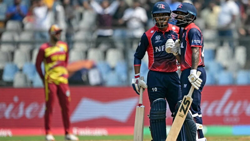 टी-२० विश्वकपमा नेपालको लगातार तेस्रो हार