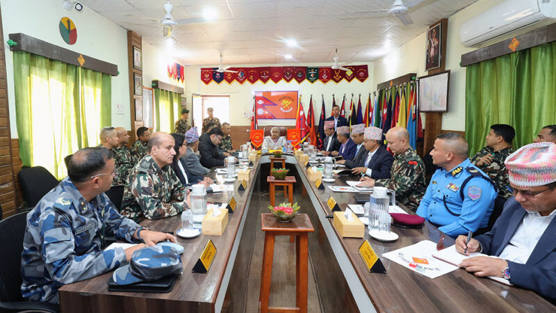 प्रधानमन्त्री कार्की लुम्बिनी प्रदेशमा, चुनावी तयारी र सुरक्षा व्यवस्था बारे छलफल