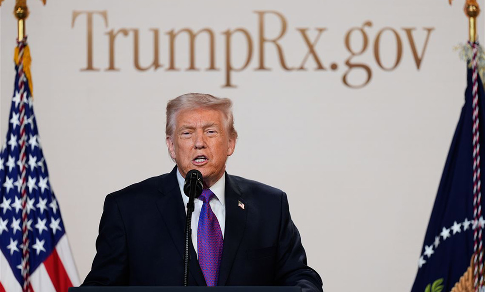 सस्तो औषधिका लागि ट्रम्पले शुरु गरे ट्रम्पआरएक्स नामक सरकारी वेबसाइट