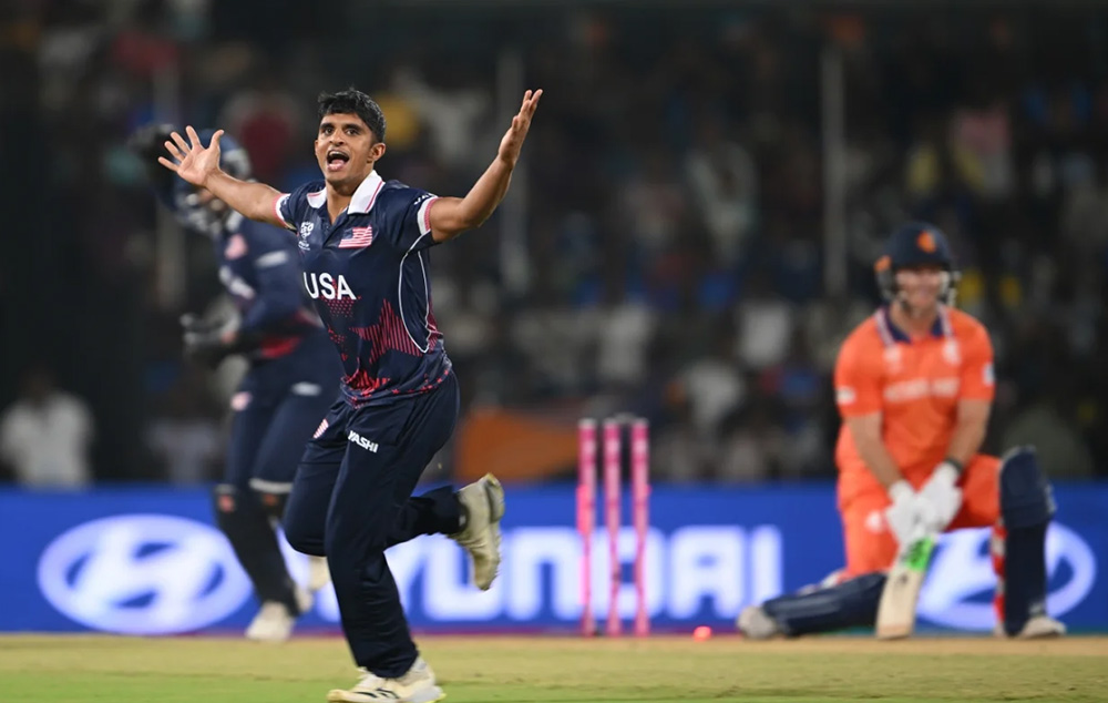 टी-२० विश्वकप: नेदरल्याण्डस अमेरिकाको ९३ रनको जित