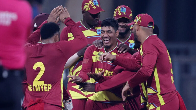 वेस्ट इण्डिजले इङल्याण्डलाई हरायो, समुह सी बन्यो रोचक