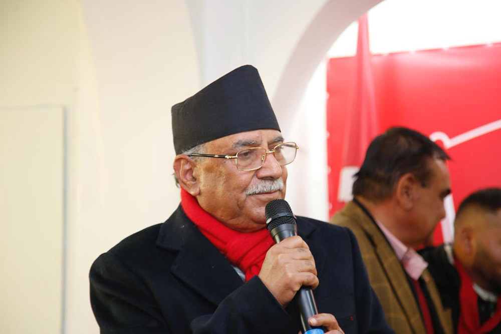 यो निर्वाचन राष्ट्रको रक्षा र स्वाधीनताको पक्षमा उभिने असाधारण अवसर हो- प्रचण्ड