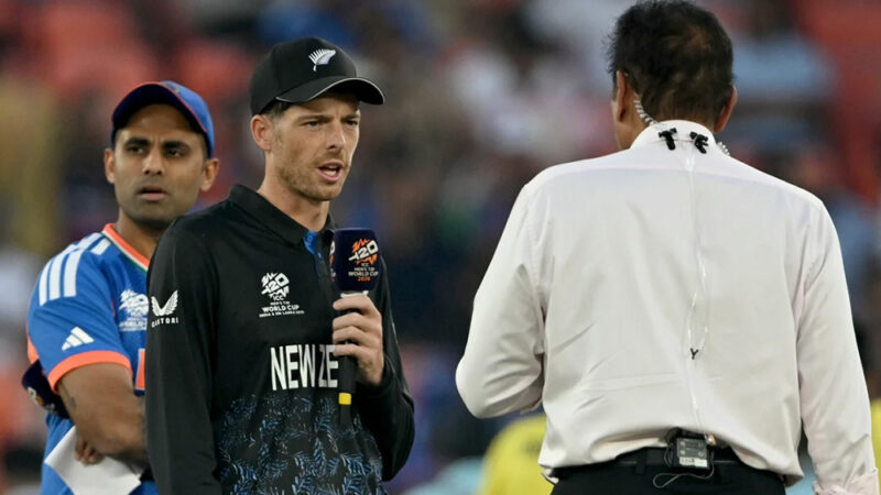 टी- २० विश्वकप फाइनल: न्यूजील्याण्डले टस जित्यो, भारतले पहिला ब्याटिंग गर्दै