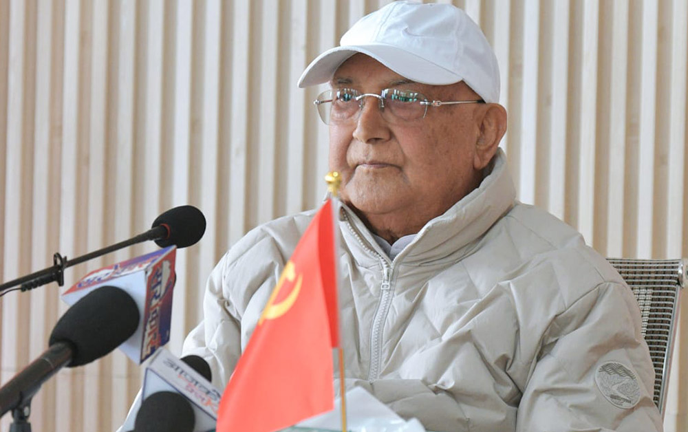 बालेनको शपथ कार्यक्रममा ओली अनुपस्थित